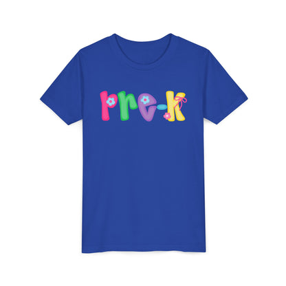 Colorful Pre-K Youth Back to School Tee