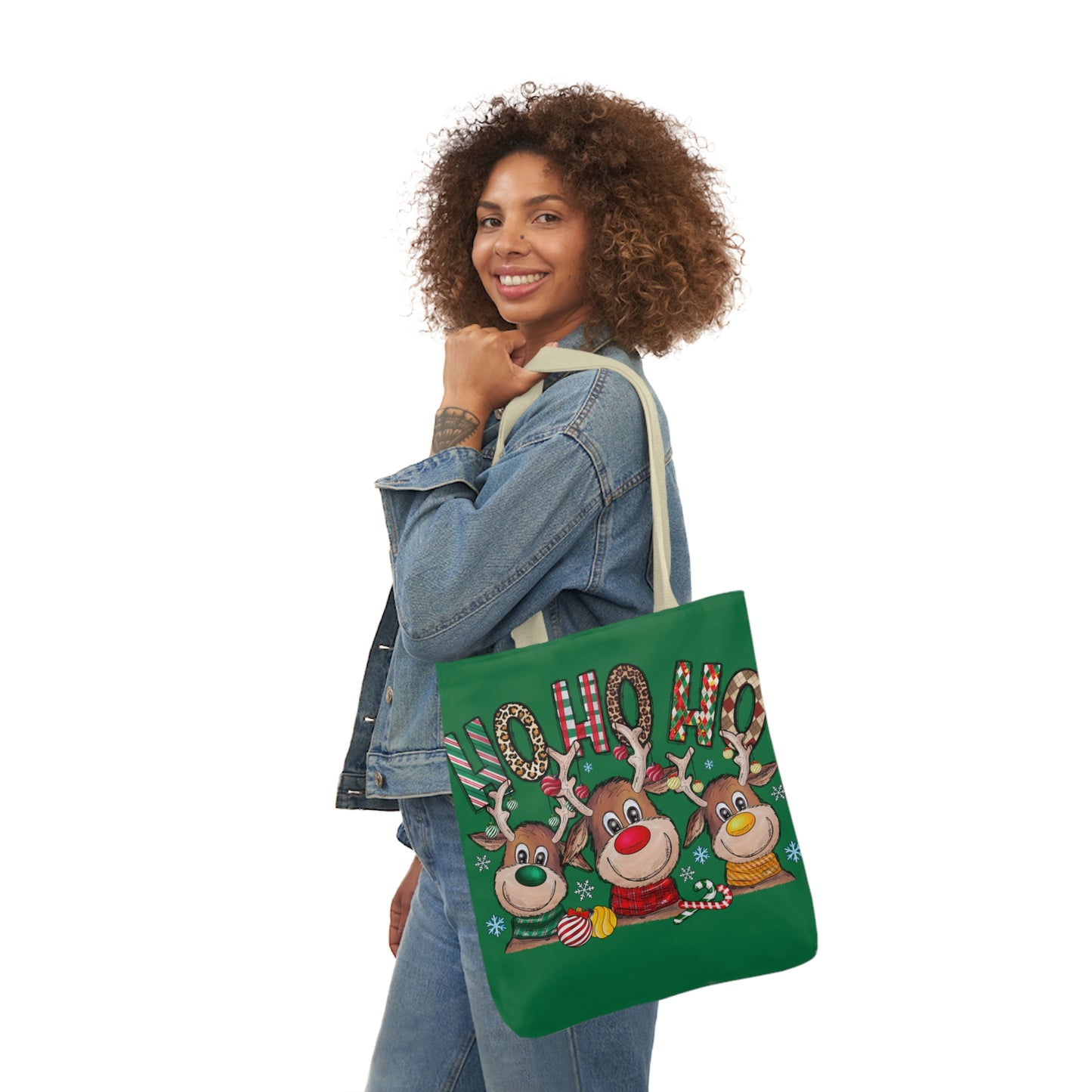 Reindeer Christmas Tote Bag