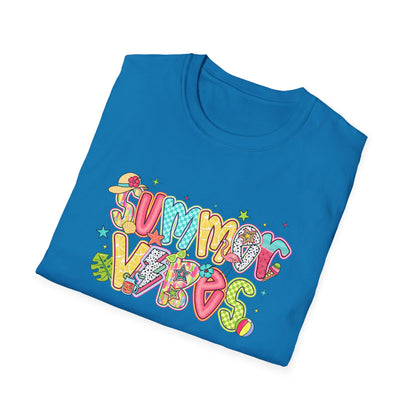 Colorful Summer Vibes Unisex Softstyle T-Shirt