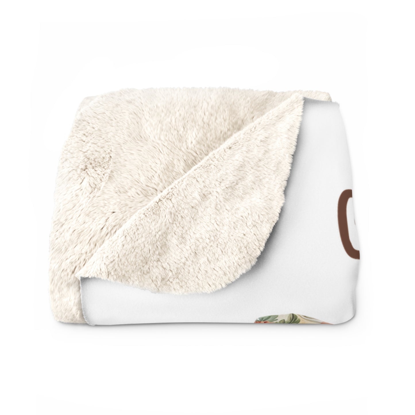 Coquette Christian Fall Sherpa Fleece Blanket