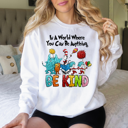 Dr. Seuss Be Kind Sweatshirt