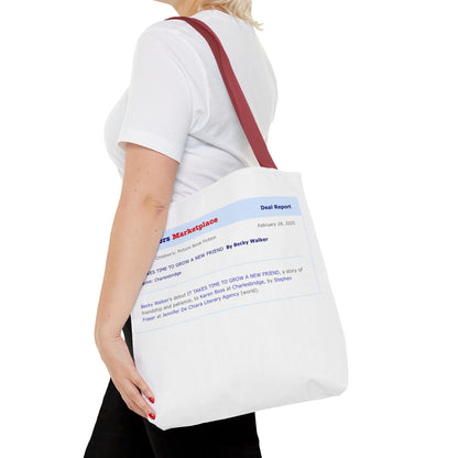 Tote Bag — Publishers Marketplace Announcement Tote