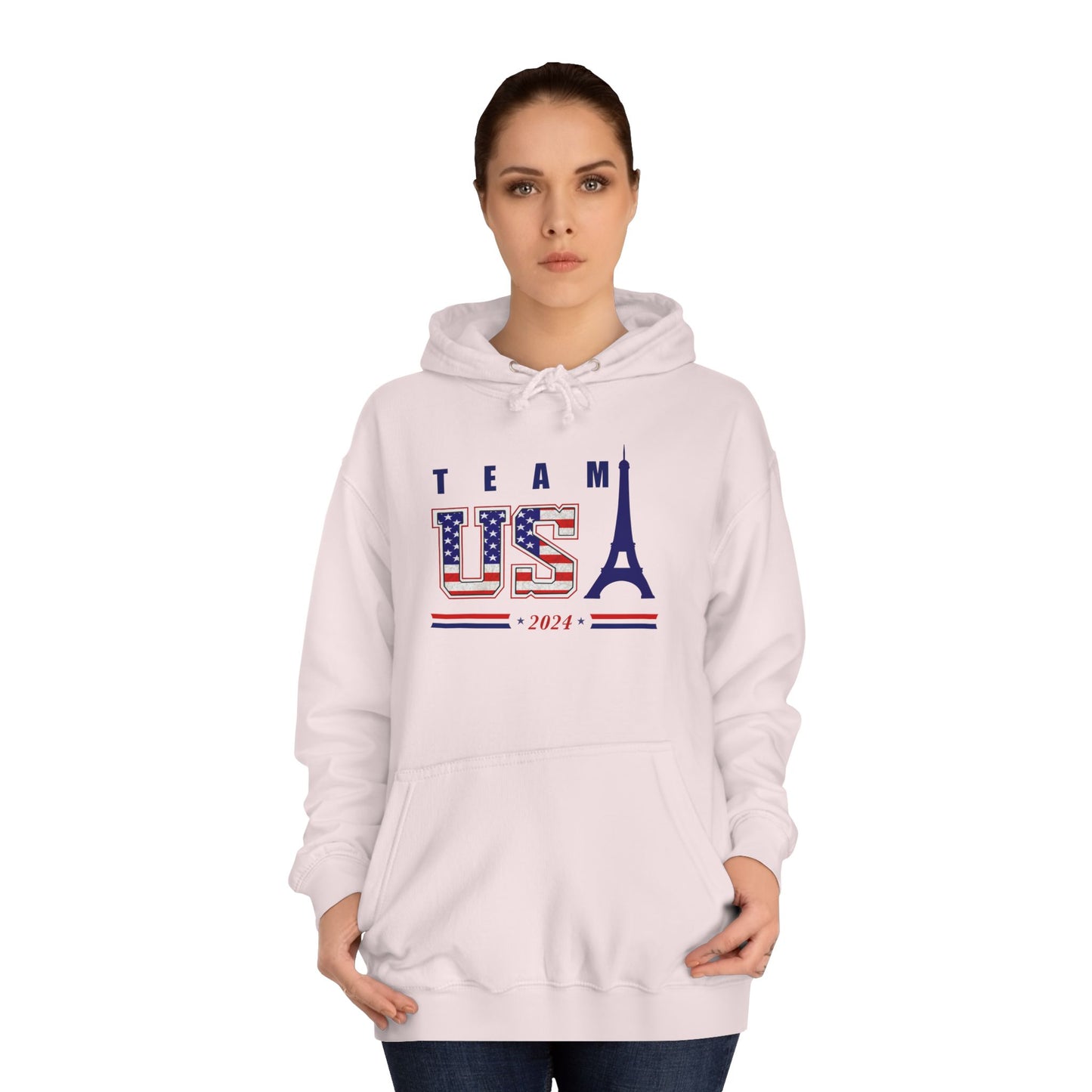 TEAM USA 2024 Paris Olympics Unisex College Hoodie