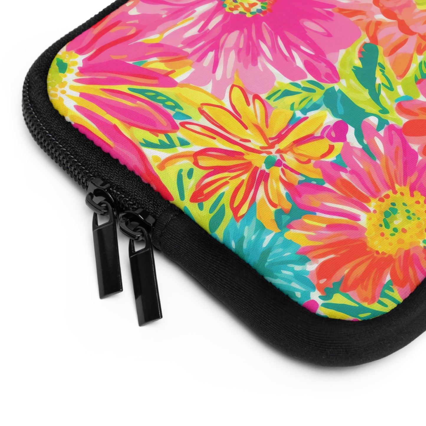 Bright Floral Laptop Sleeve