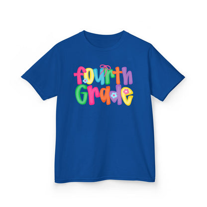 Back to School Fourth Grade Kids Tee