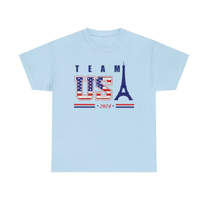 Team USA 2024 Paris Olympics Unisex Heavy Cotton Tee