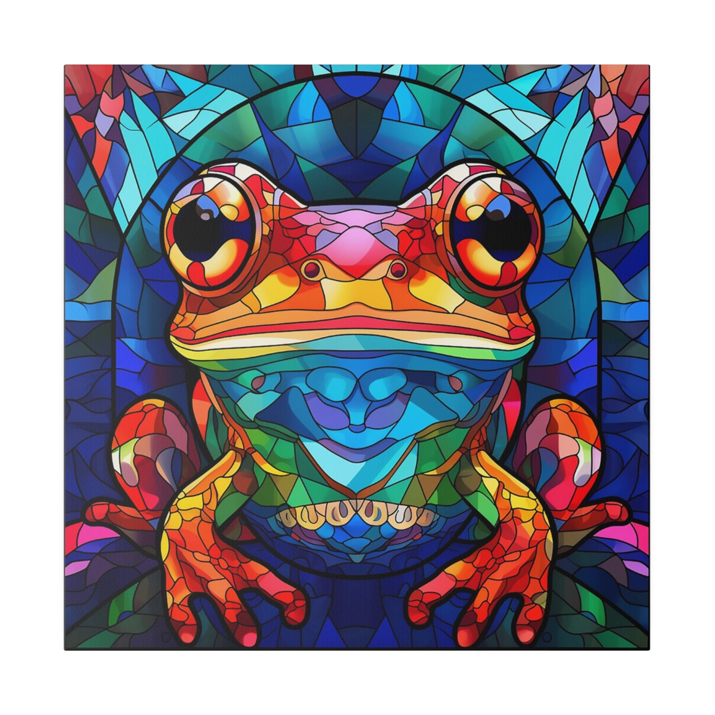 Frog Wall Art Matte Canvas