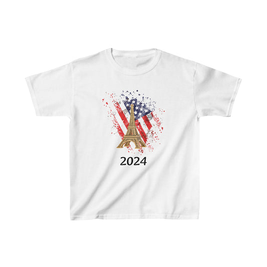 2024 USA Paris Olympics Kids Heavy Cotton™ Tee