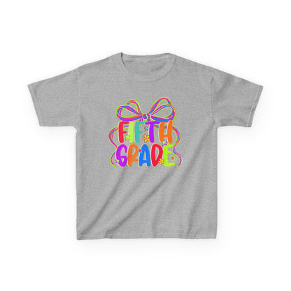 Neon Fifth Grade Back to School Kids Tee