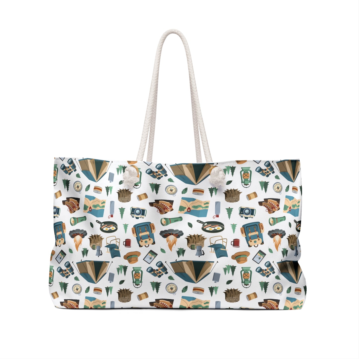 Camping-Themed Weekender Bag for Adventure Lovers