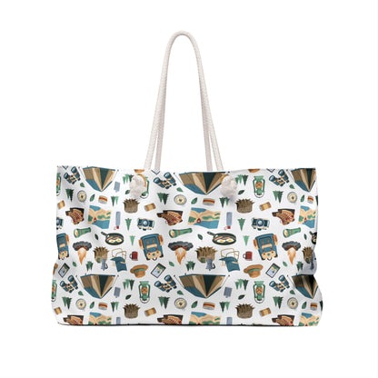 Camping-Themed Weekender Bag for Adventure Lovers