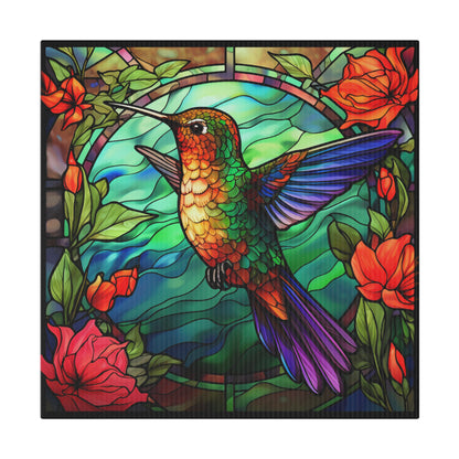 Hummingbird Wall Art Matte Canvas