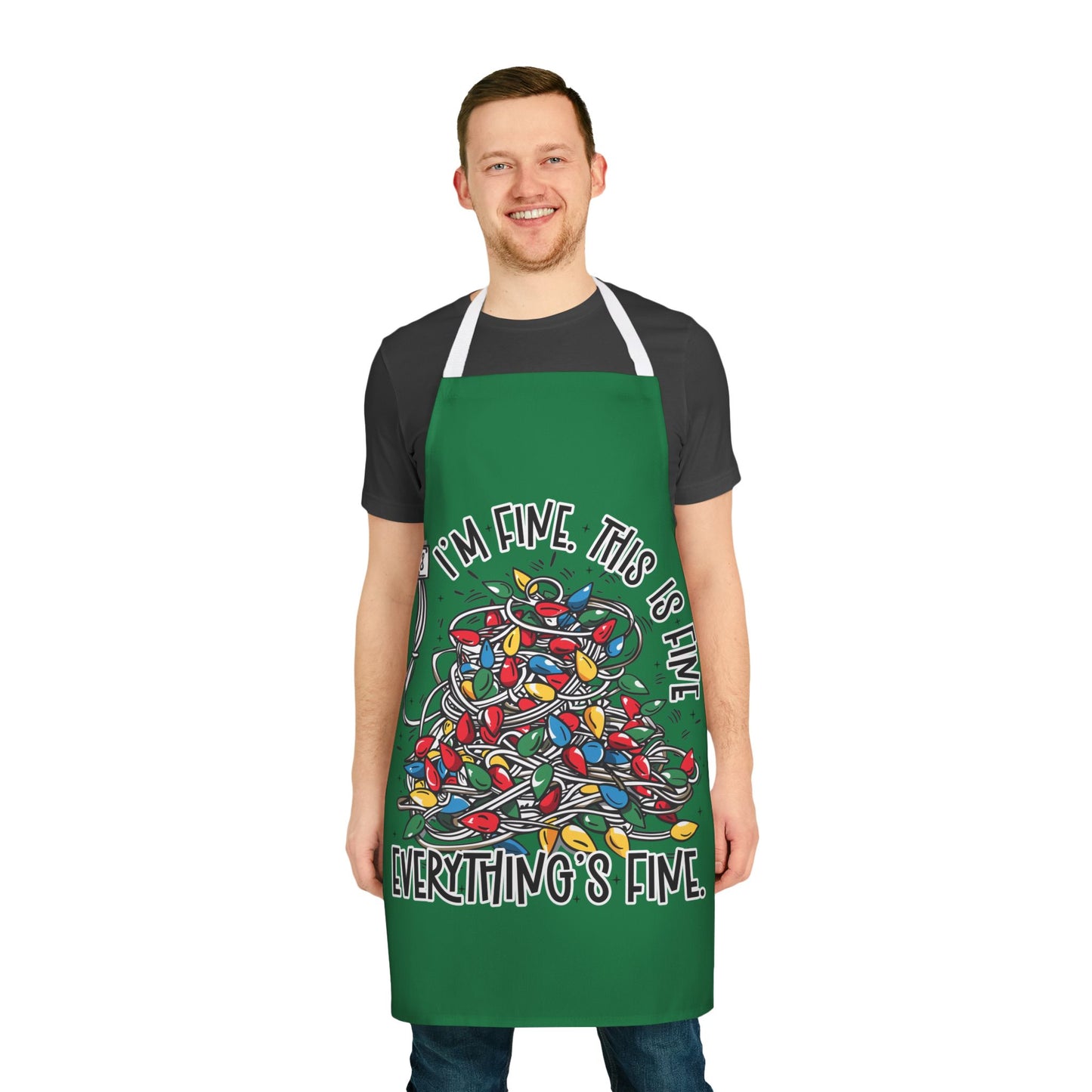 Everything's Fine Christmas Apron