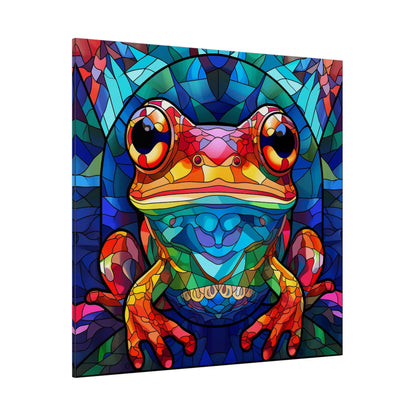 Frog Wall Art Matte Canvas