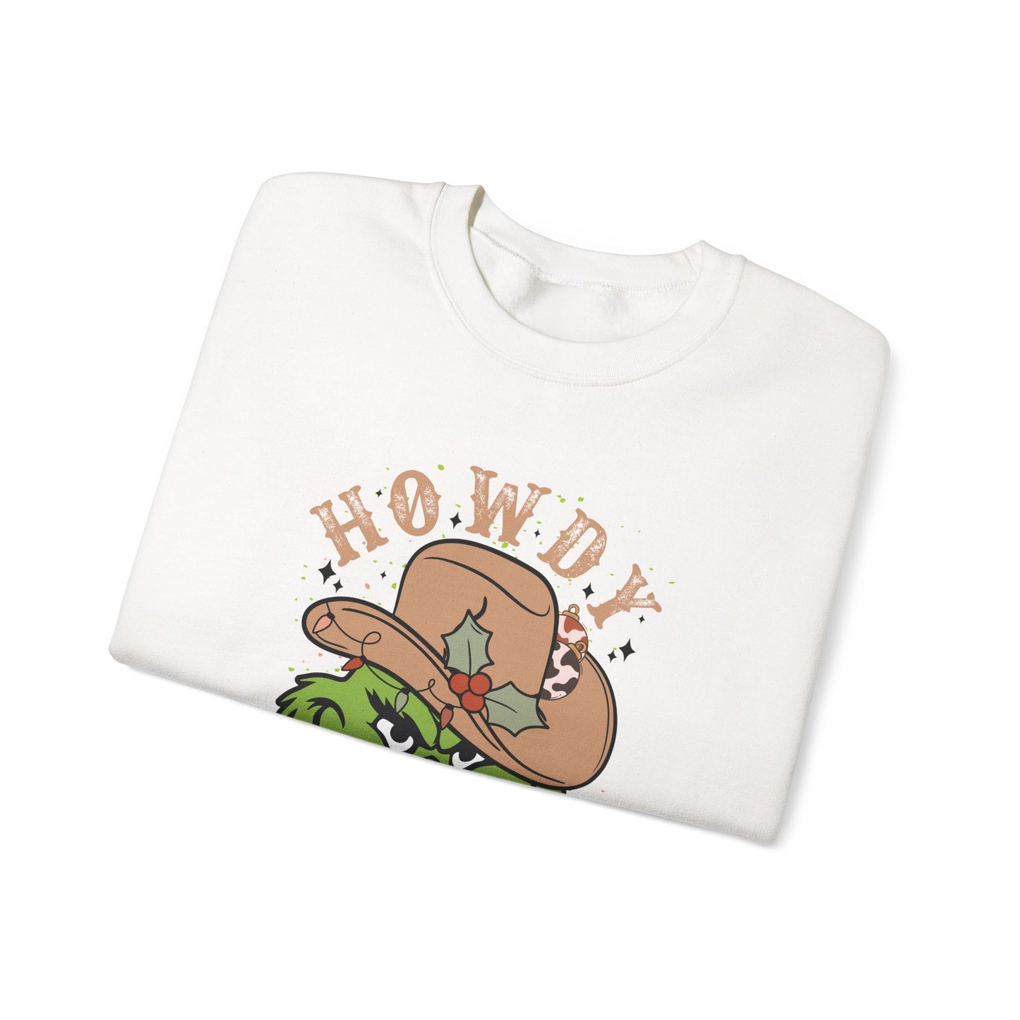 Howdy Grinch Christmas Sweatshirt
