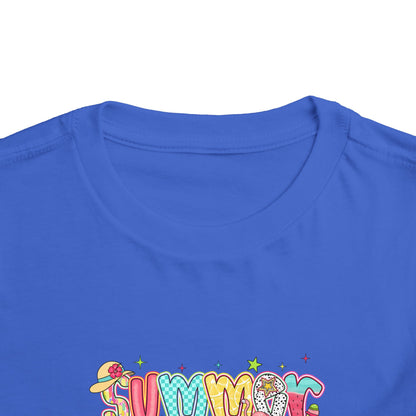 Summer Vibes Colorful Toddler Tee