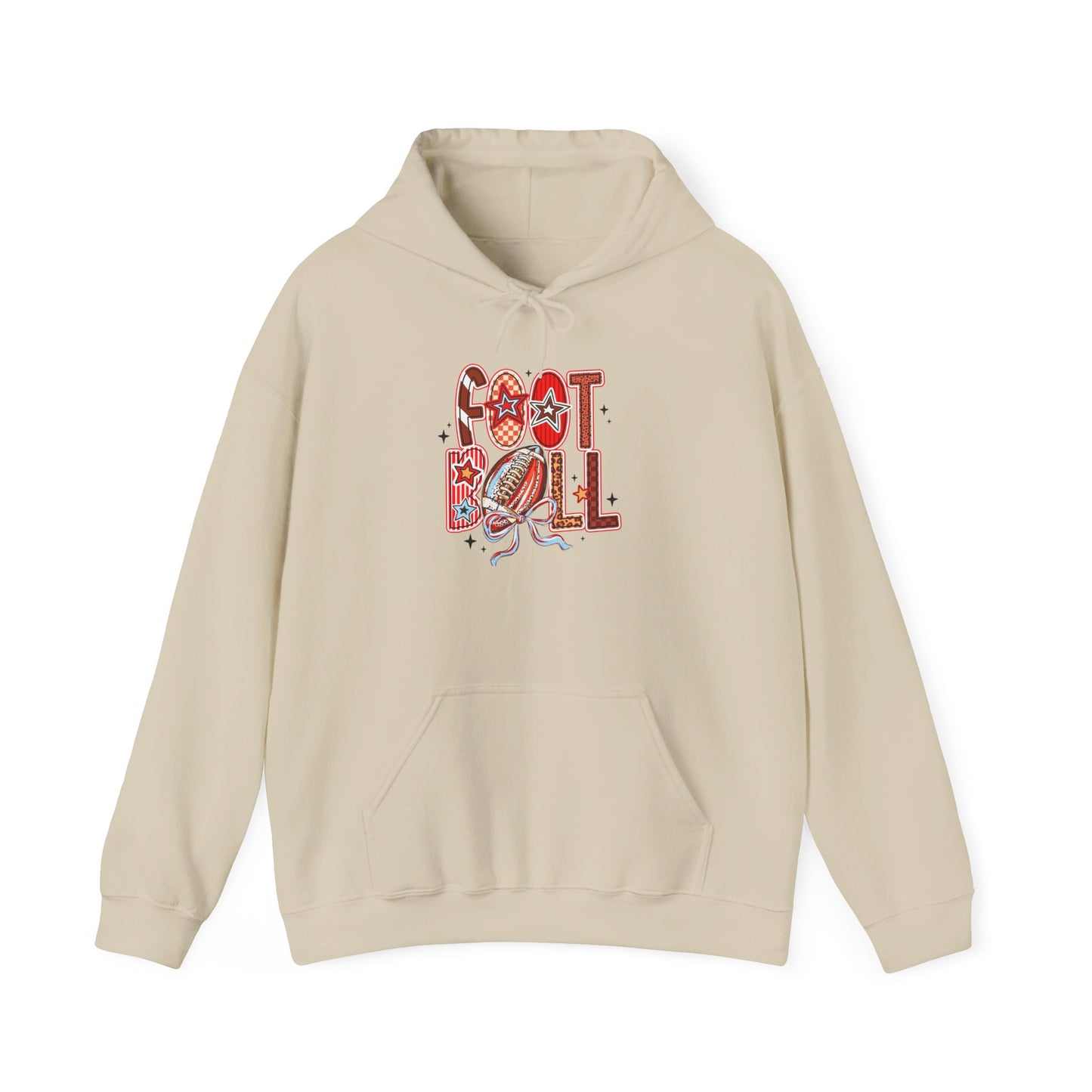 Fall Football Adult Sporty Hoodie