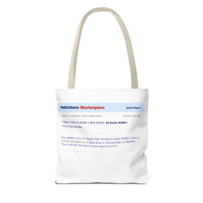 Tote Bag — Publishers Marketplace Announcement Tote