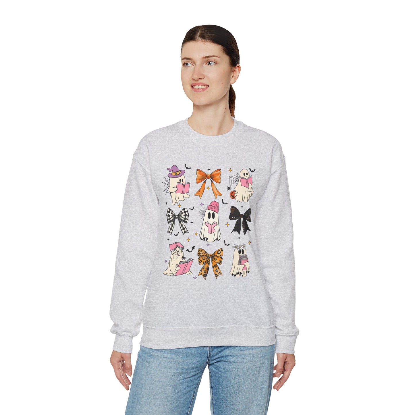 Coquette Ghosts and Books Sweatshirt