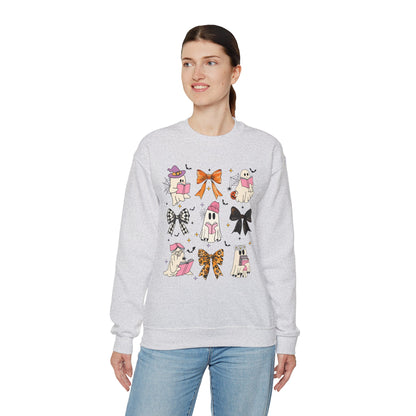 Coquette Ghosts and Books Sweatshirt