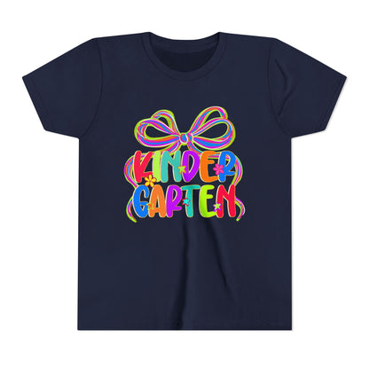 Neon Kindergarten Back to School Tee