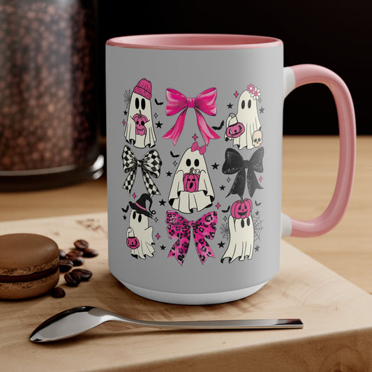 Cute Halloween Coquette Ghost Mug