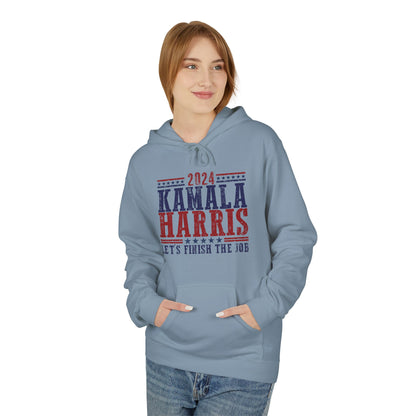 Kamala Harris Let's Finish the Job Unisex Midweight Softstyle  Hoodie