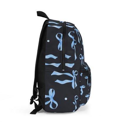 Blue Bow Backpack