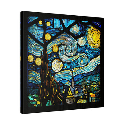 Van Gogh Starry Night Wall Art Matte Canvas