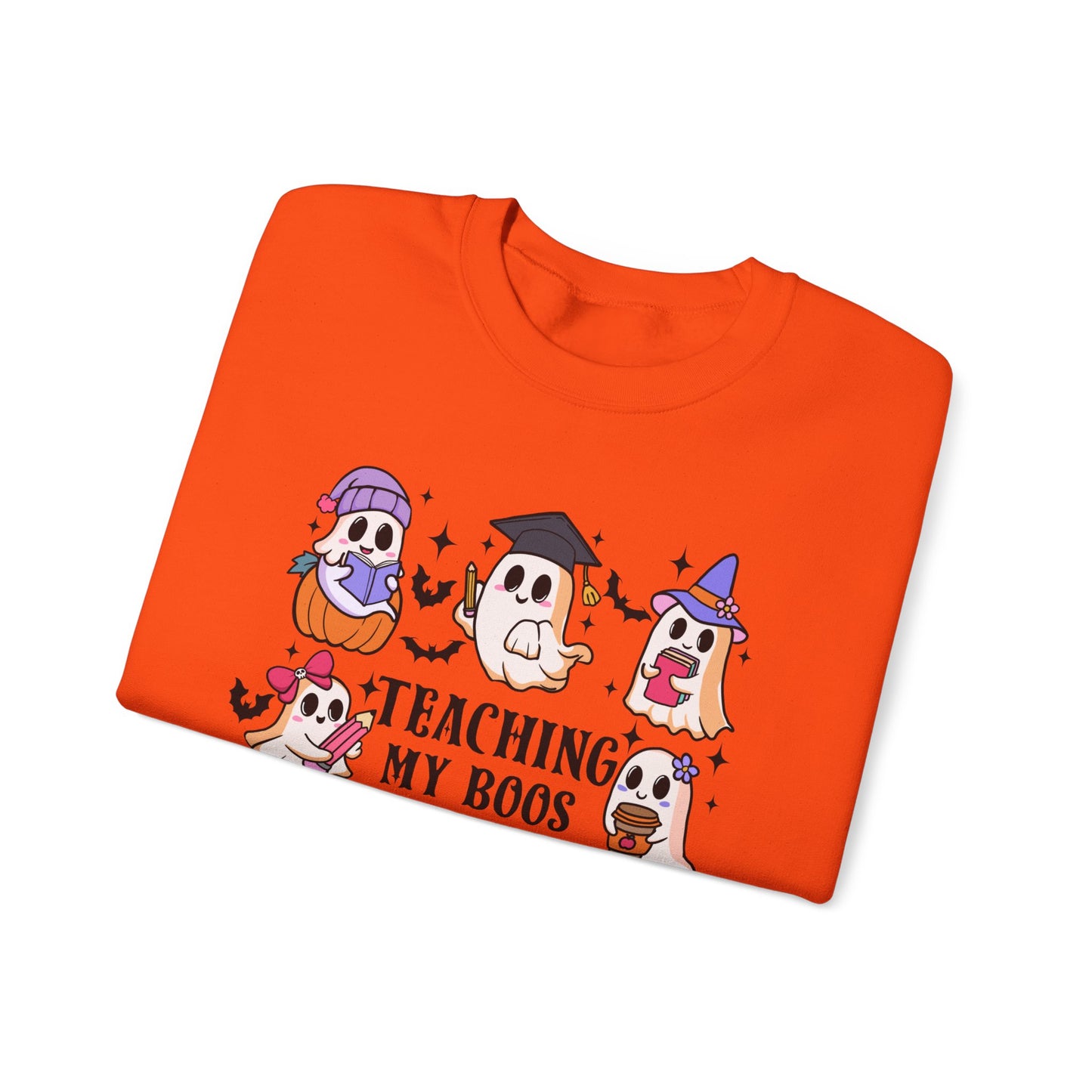 Teaching My Boos Halloween Unisex Heavy Blend™ Crewneck Sweatshirt