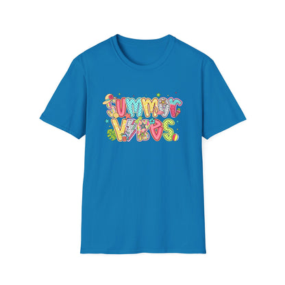 Colorful Summer Vibes Unisex Softstyle T-Shirt