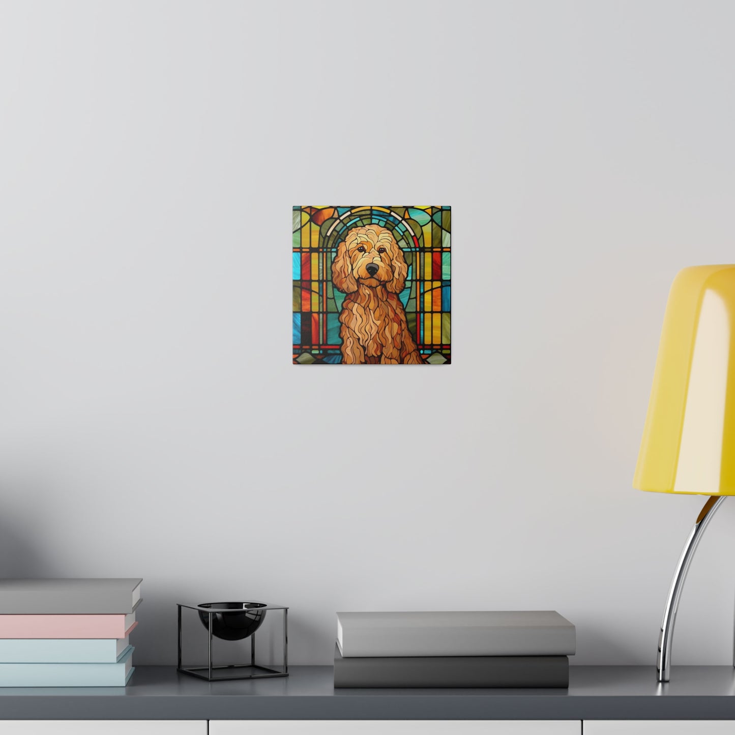 Goldendoodle Wall Art Matte Canvas