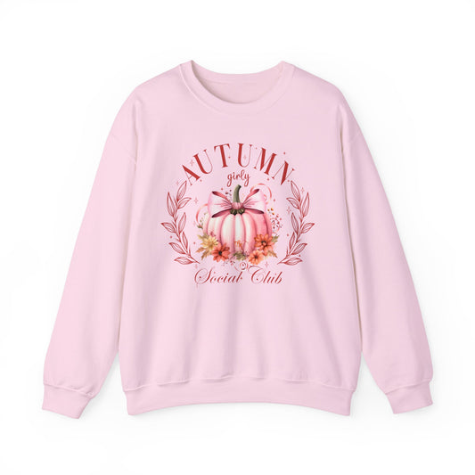 Autumn Girly Social Club Unisex Heavy Blend™ Crewneck Sweatshirt