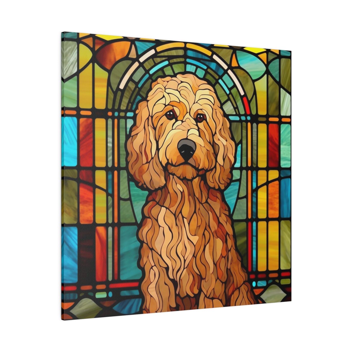 Goldendoodle Wall Art Matte Canvas