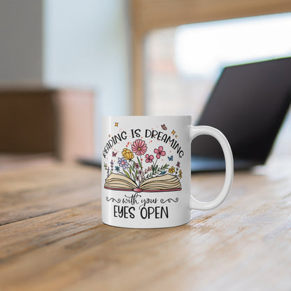 Reading is Dreaming Mug 11oz