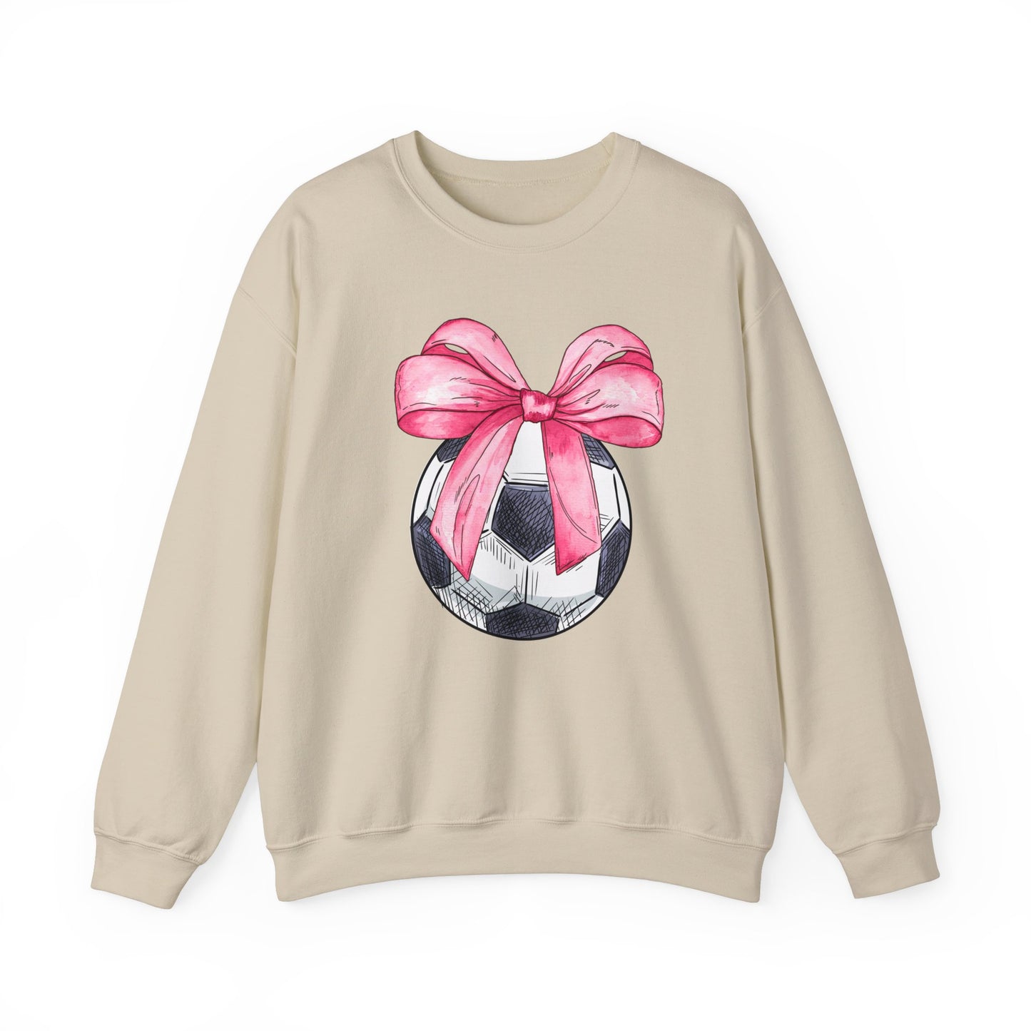 Soccer Coquette Adult Size Sweatshirt