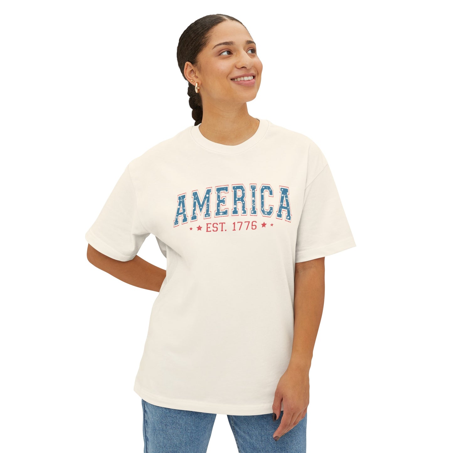 July 4th Oversized Tee