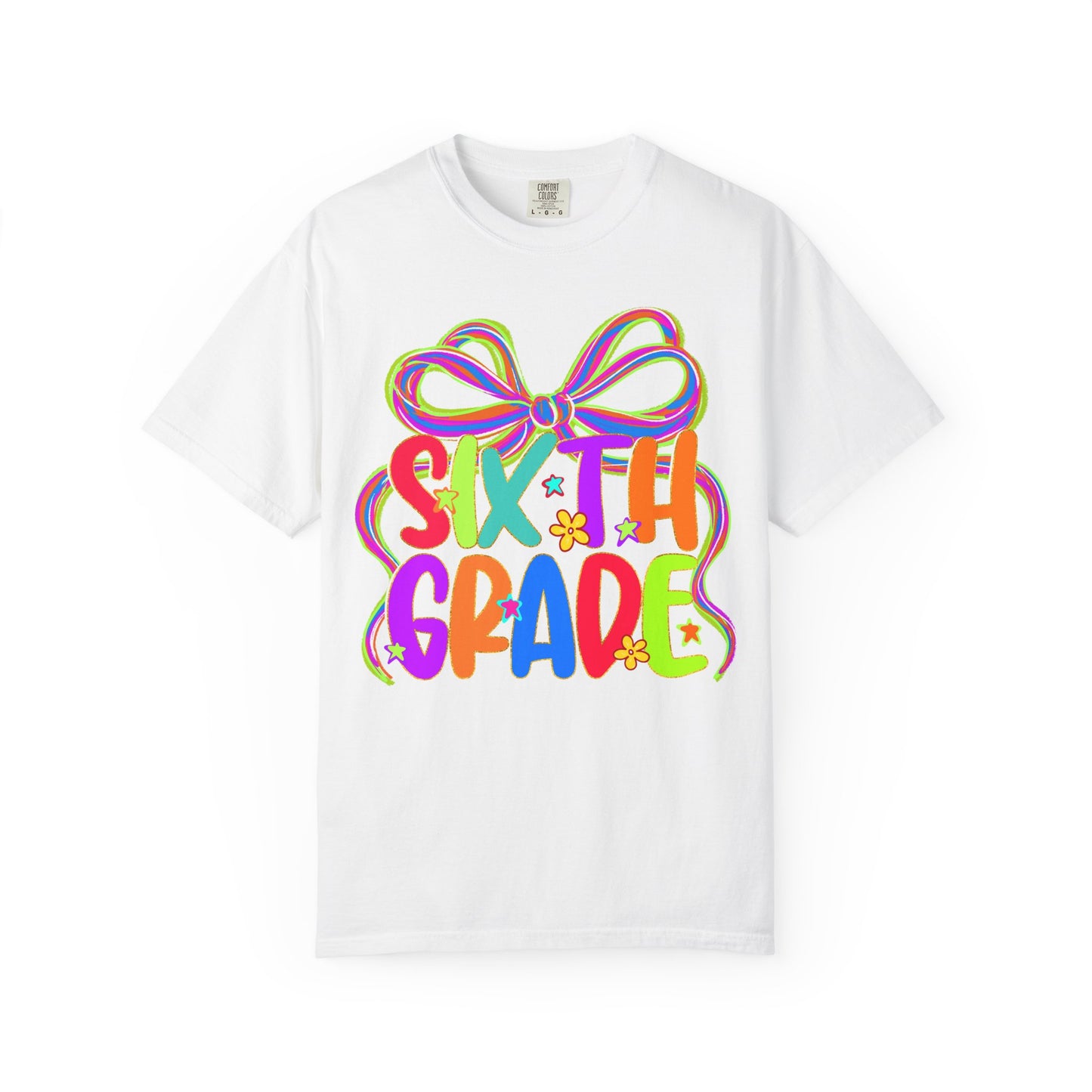 Sixth Grade Neon Back to School T-Shirt