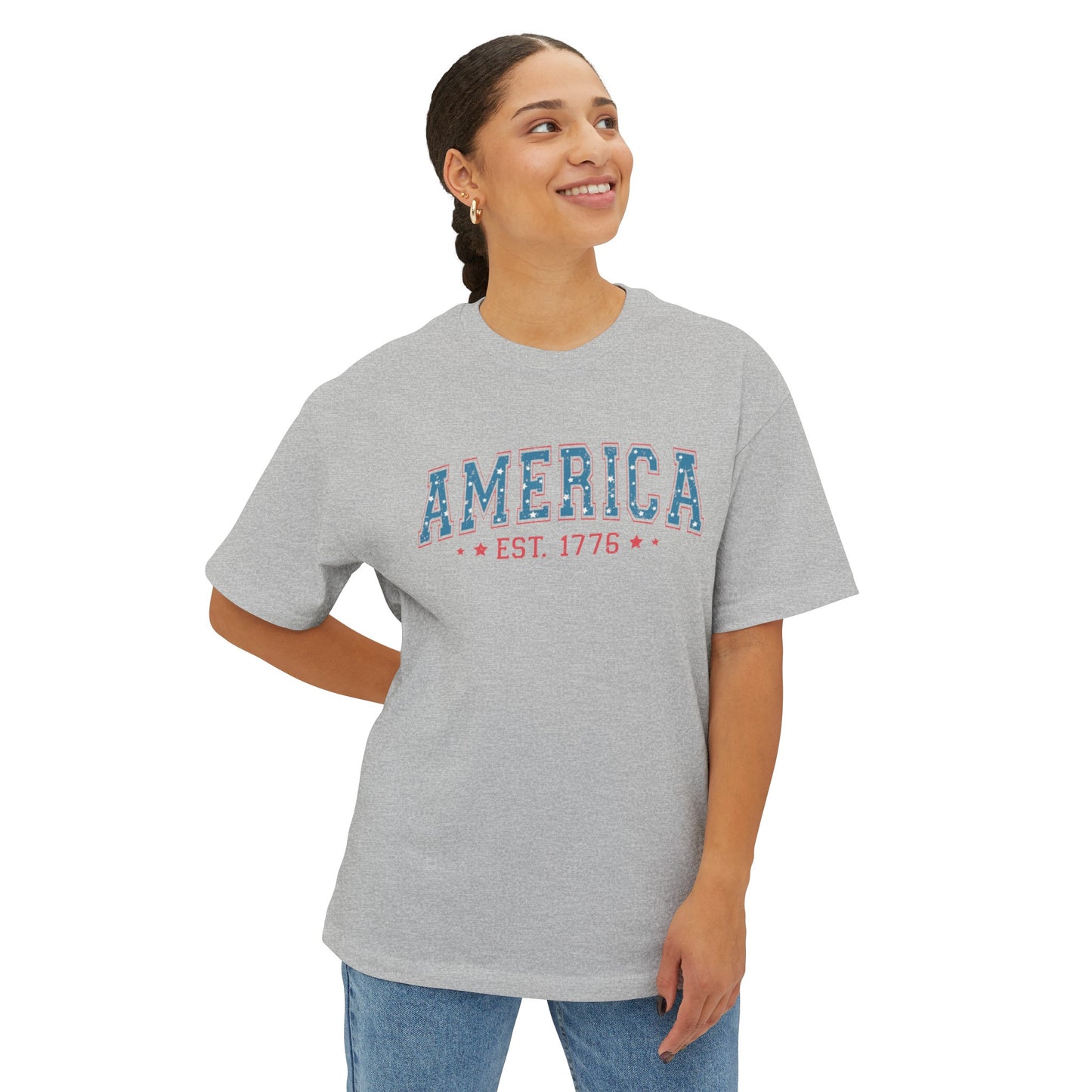 July 4th Oversized Tee