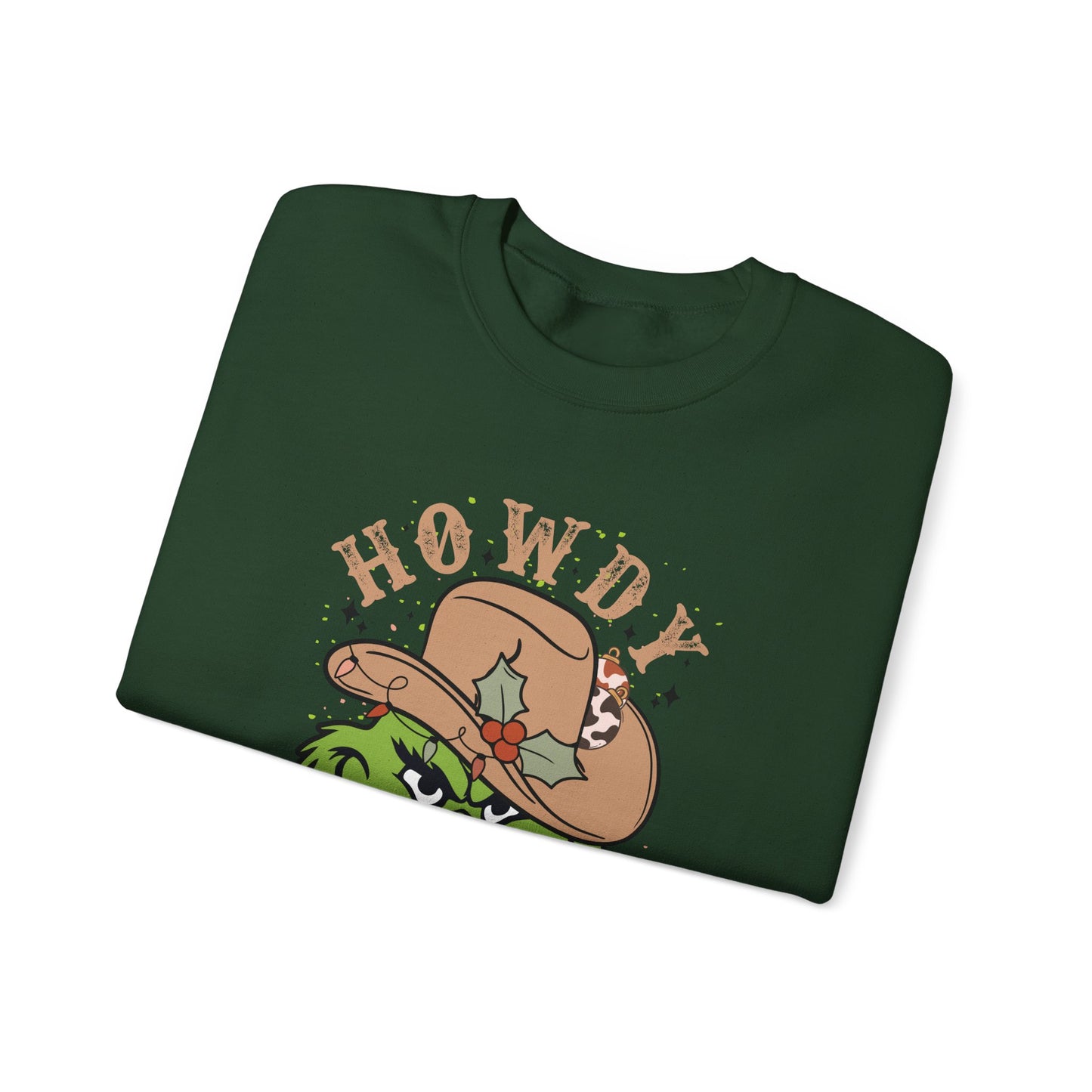 Howdy Grinch Christmas Sweatshirt