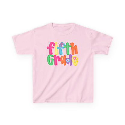Back to School Fifth Grade Kids Tee