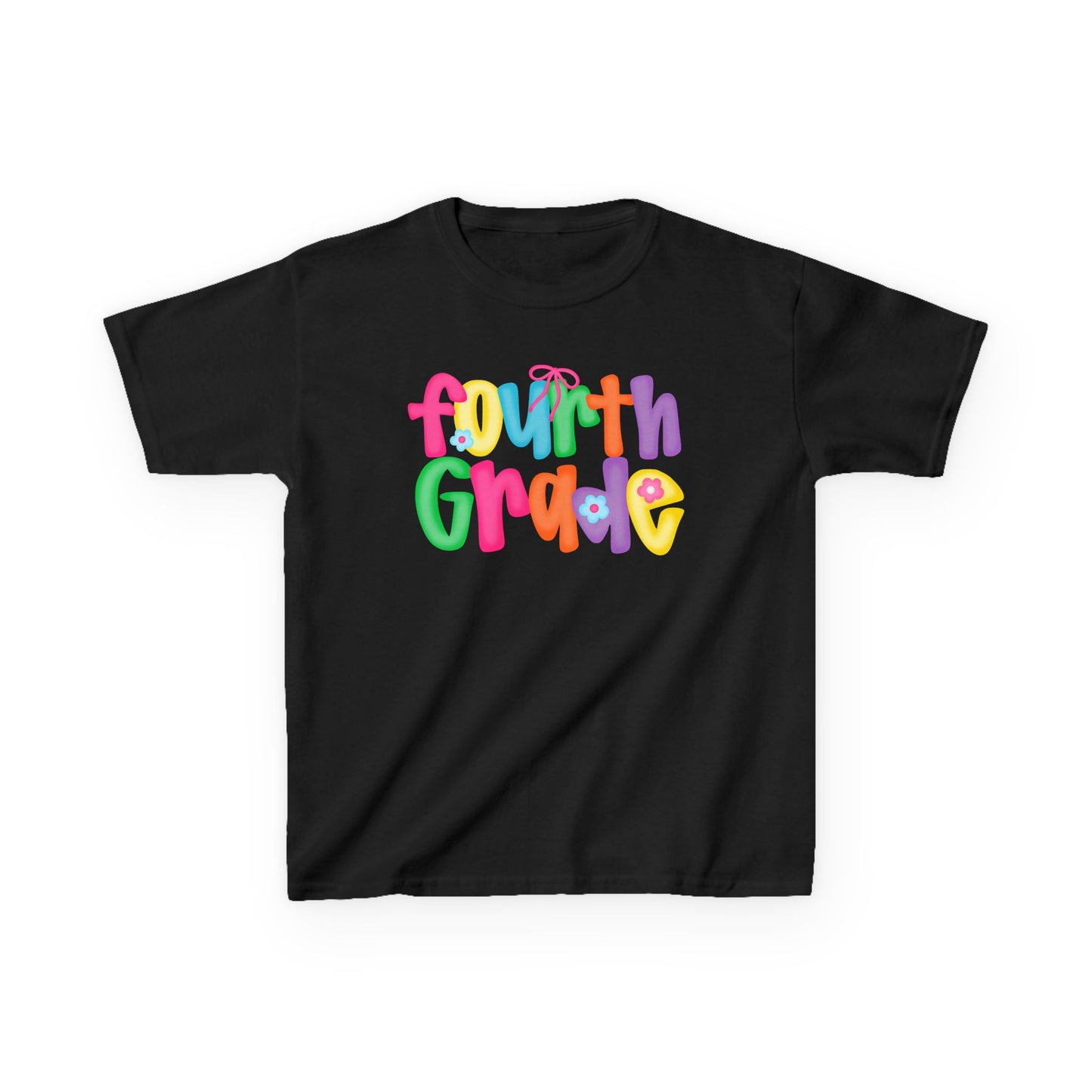 Back to School Fourth Grade Kids Tee