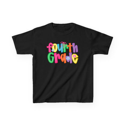 Back to School Fourth Grade Kids Tee