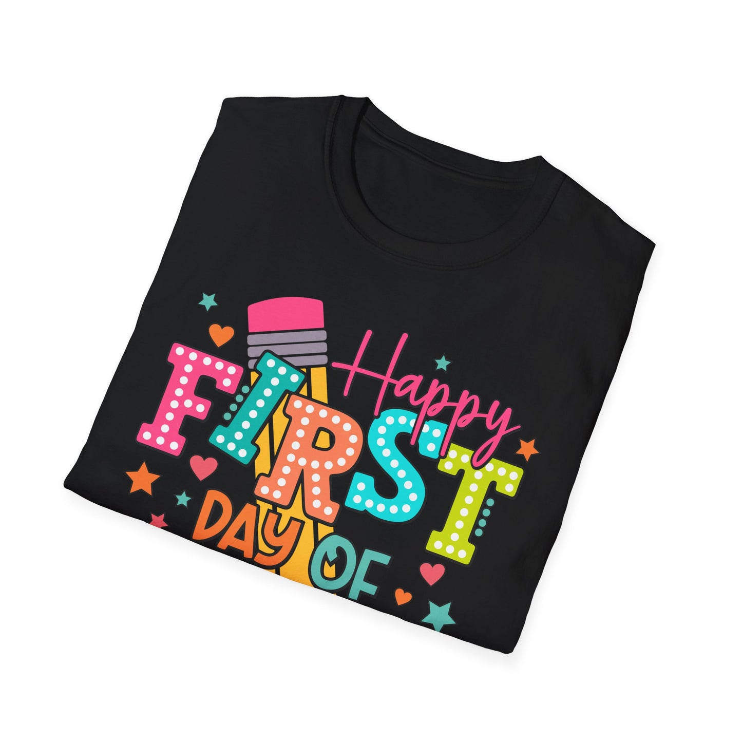 Happy First Day of School Unisex Softstyle T-Shirt