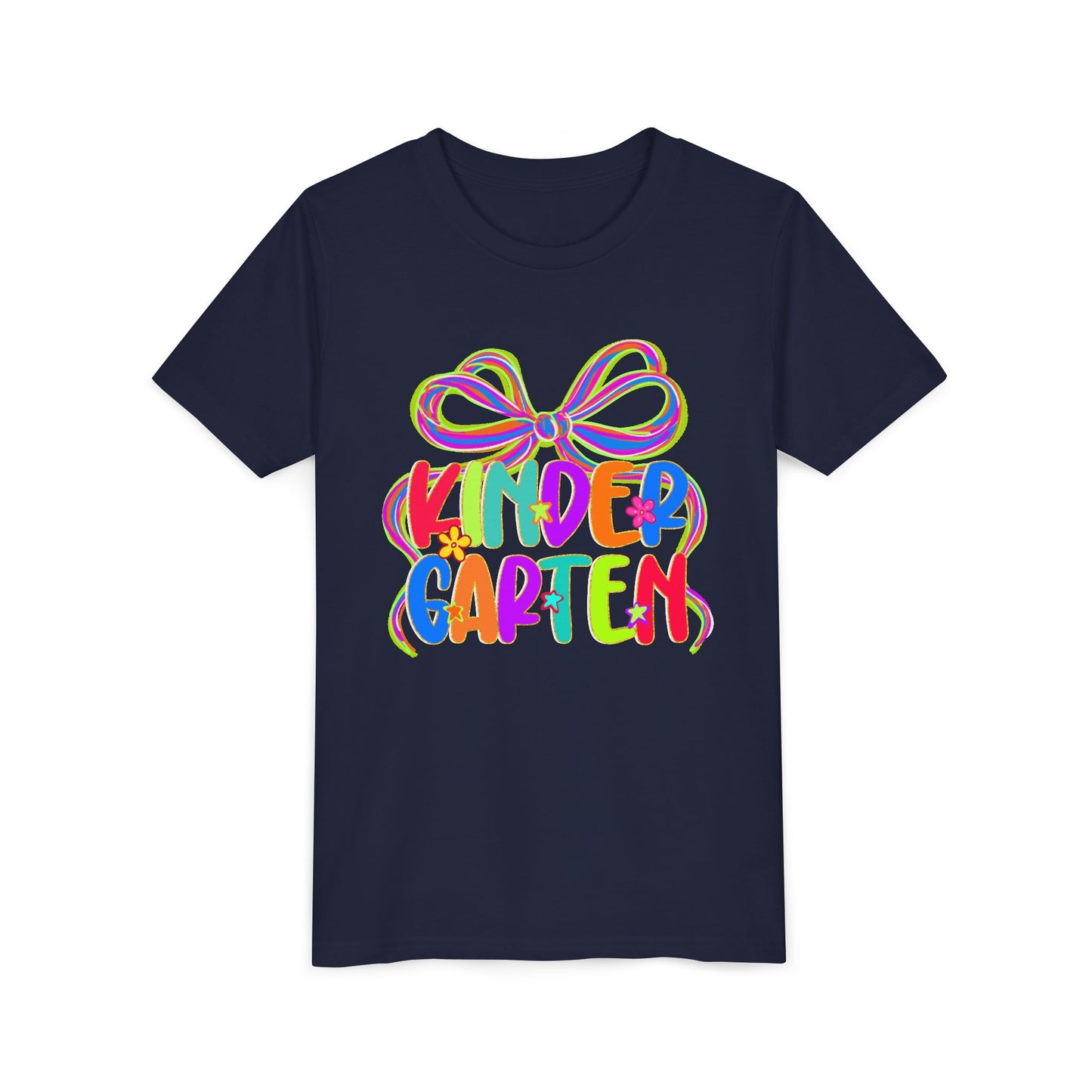Neon Kindergarten Back to School Tee