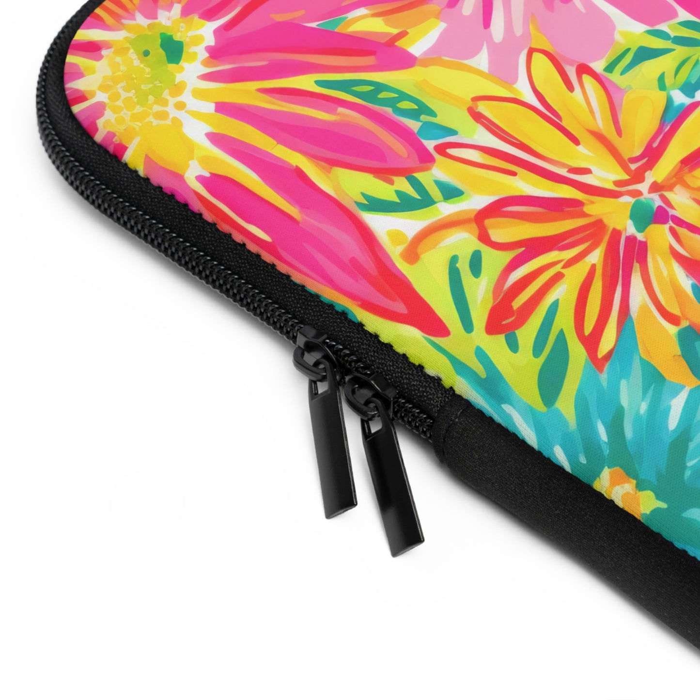 Bright Floral Laptop Sleeve