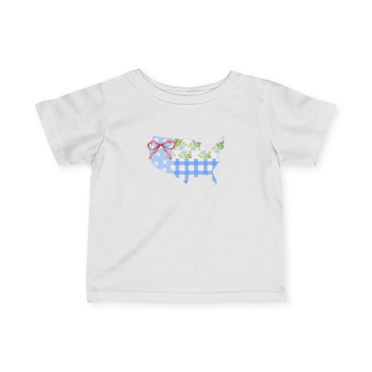 Charming Quilted USA Toddler Tee