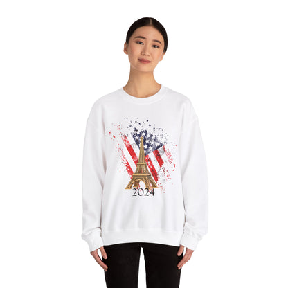 USA Paris Olympics Unisex Heavy Blend™ Crewneck Sweatshirt