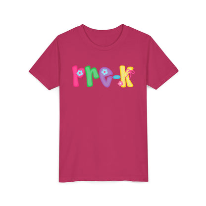 Colorful Pre-K Youth Back to School Tee