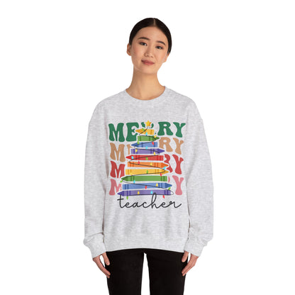 Merry Teacher Sweatshirt